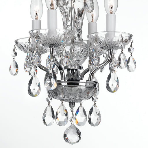 Crystorama 5534-CH-CL-MWP Traditional Crystal Four Light Mini Chandelier Polished Chrome Alternate Image.jpg