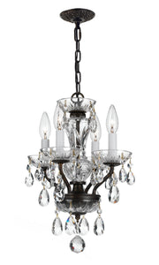Crystorama 5534-EB-CL-MWP Traditional Crystal Four Light Mini Chandelier English Bronze Main Image.jpg