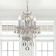 Crystorama 5534-WW-CL-MWP Traditional Crystal Four Light Mini Chandelier Wet White Alternate Image 4.jpg