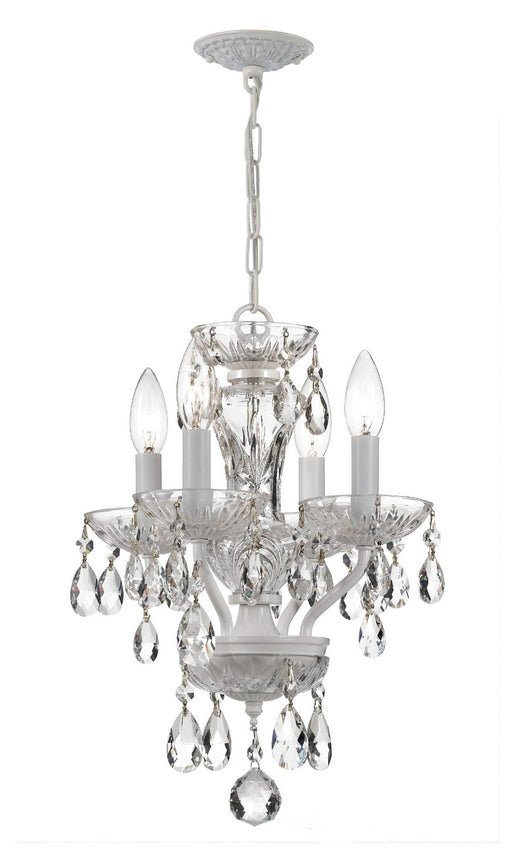 Crystorama 5534-WW-CL-MWP Traditional Crystal Four Light Mini Chandelier Wet White Main Image.jpg