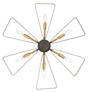 Crystorama 596-EB-GA Luna Six Light Chandelier English Bronze / Antique Gold Alternate Image 4.jpg