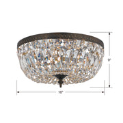 Crystorama 716-EB-CL-MWP Ceiling Mount Three Light Flush Mount English Bronze Alternate Image.jpg