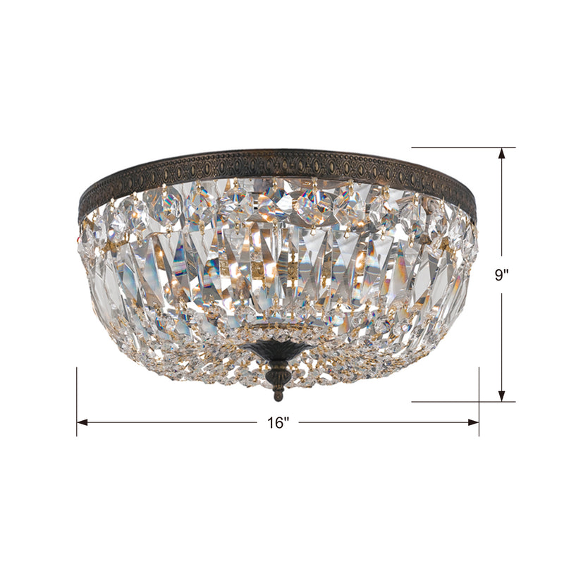Crystorama 716-EB-CL-MWP Ceiling Mount Three Light Flush Mount English Bronze Alternate Image.jpg