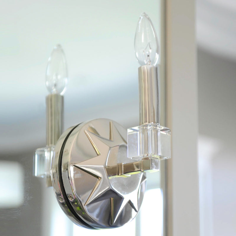 Crystorama 8851-PN Carson One Light Wall Sconce Polished Nickel Alternate Image.jpg