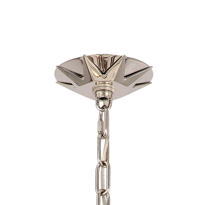 Crystorama 8856-PN Carson Six Light Chandelier Polished Nickel Alternate Image 2.jpg