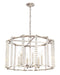 Crystorama 8856-PN Carson Six Light Chandelier Polished Nickel Main Image.jpg