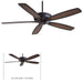 Minka-Aire F696-KA Kafe'-XL 60" Ceiling Fan, Kocoa Alternate Image 2.jpg