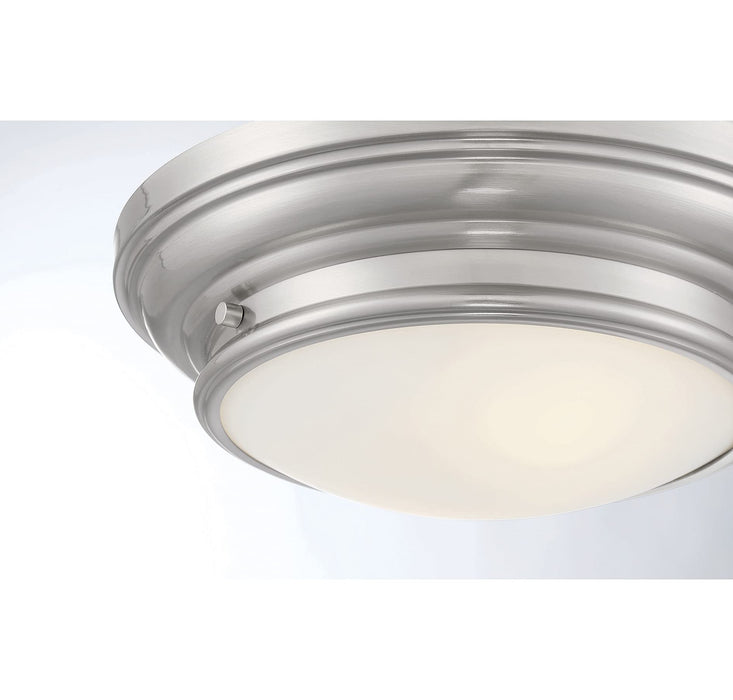 Shoppers Lighting SH60063BN Alexa Two Light Flush Mount, Brushed Nickel Alternate Image.jpg