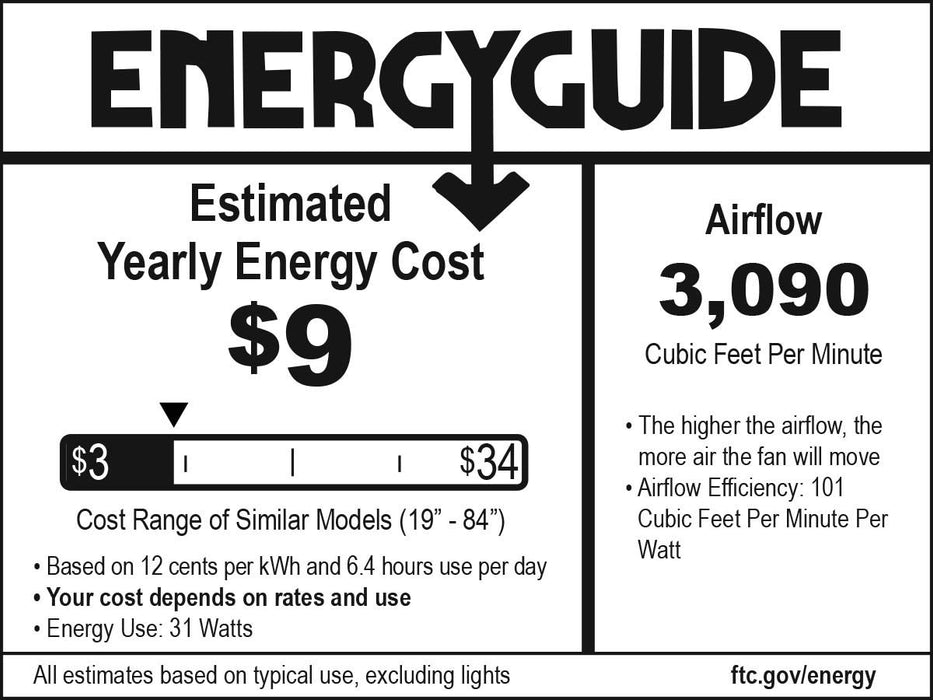 Minka-Aire F524-CL Roto 52" Ceiling Fan, Coal Alternate Image 3.jpg