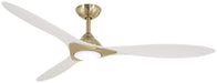 Minka-Aire F868L-SBR/WHF Sleek 60" Ceiling Fan, Soft Brass Alternate Image 2.jpg