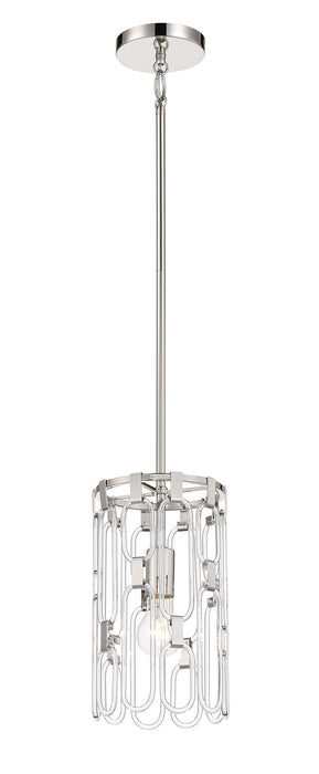 George Kovacs P5381-613 Charming One Light Mini Pendant, Polished Nickel Alternate Image.jpg