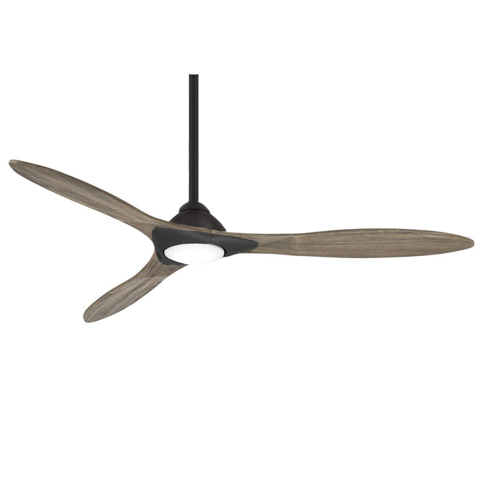 Minka-Aire F868L-CL/DRF Sleek - 3-Blade 60" LED Smart Ceiling Fan, Coal w/ Driftwood Blades Alternate Image 2.jpg