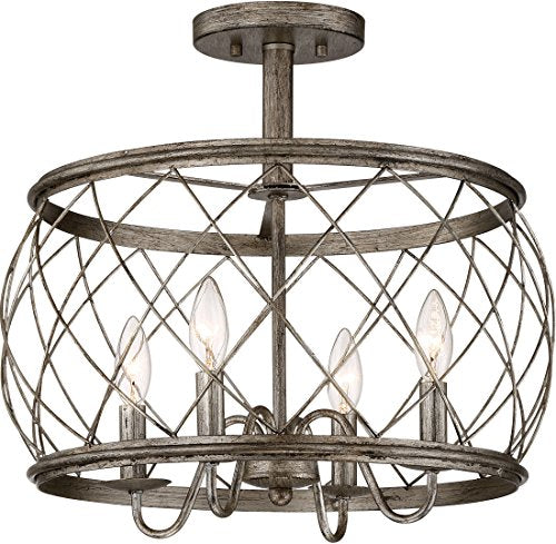 Quoizel RDY1717CS Dury Four Light Semi-Flush Mount, Century Silver Leaf Alternate Image.jpg