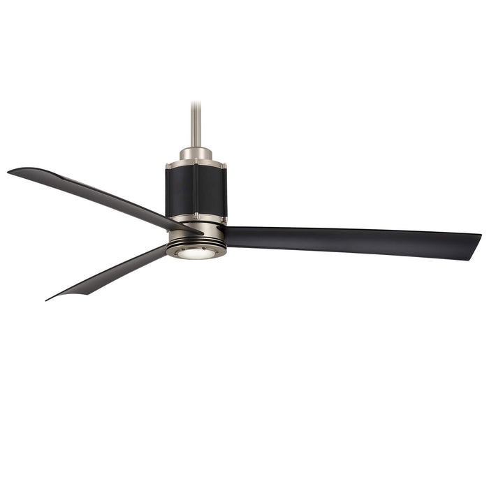 Minka-Aire F736L-BS/SDBK Gear 54" Ceiling Fan, Brushed Steel/Sand Black Alternate Image 2.jpg