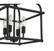 Shoppers Lighting SH60061MBK Sadie Four Light Semi-Flush Mount, Matte Black Alternate Image 6.jpg