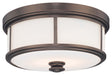 Minka-Lavery 6368-281 Three Light Flush Mount, Harvard Court Bronze (Plated) Alternate Image 2.jpg