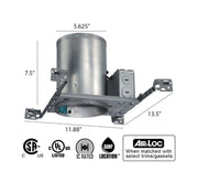 Juno Lighting Group IC20 Contractor Select 5-Inch IC Rated New Construction Universal Housing, 5 Inches Alternate Image.jpg