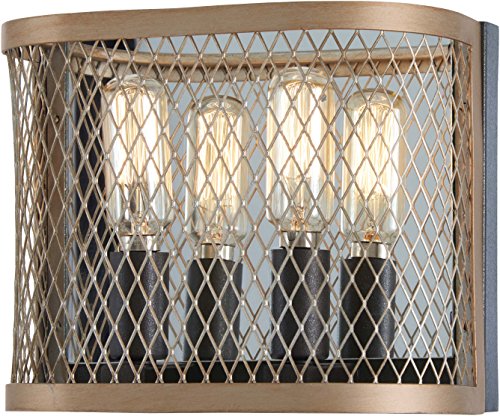Minka-Lavery 4682-107 Marsden Commons Two Light Bath, Smoked Iron W/Aged Gold Alternate Image.jpg