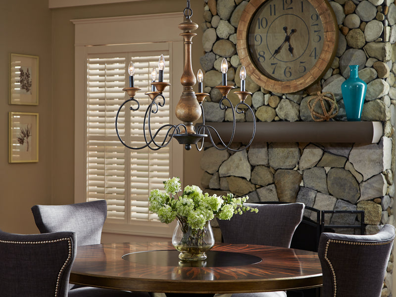 Quoizel ABN5006RK Auburn Six Light Chandelier, Rustic Black Alternate Image.jpg