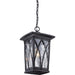 Quoizel GVR1910K Grover One Light Outdoor Hanging Lantern, Mystic Black Alternate Image 2.jpg