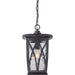 Quoizel GVR1910K Grover One Light Outdoor Hanging Lantern, Mystic Black Alternate Image 3.jpg