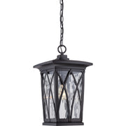 Quoizel GVR1910K Grover One Light Outdoor Hanging Lantern, Mystic Black Main Image.jpg