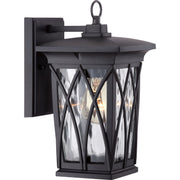 Quoizel GVR8406K Grover One Light Outdoor Wall Lantern, Mystic Black Main Image.jpg