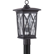 Quoizel GVR9010K Grover One Light Outdoor Post Mount, Mystic Black Alternate Image.jpg