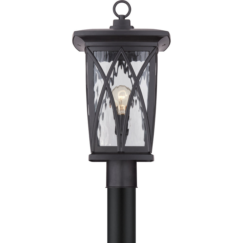 Quoizel GVR9010K Grover One Light Outdoor Post Mount, Mystic Black Alternate Image 4.jpg