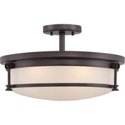 Quoizel SLR1716WT Sailor Four Light Semi-Flush Mount, Western Bronze Main Image.jpg