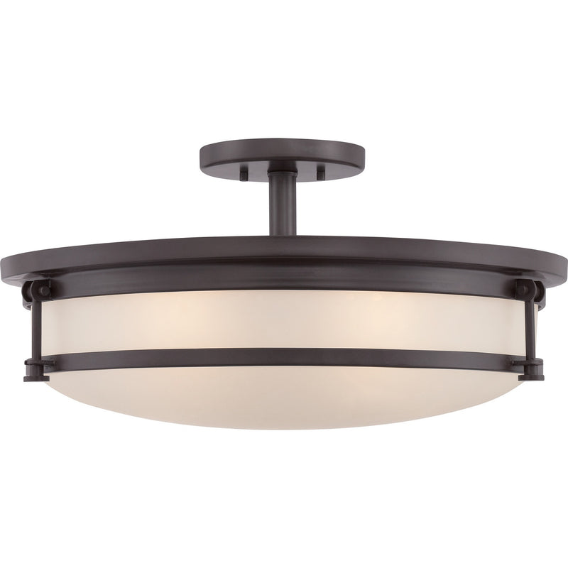 Quoizel SLR1720WT Sailor Five Light Semi Flush Mount, Western Bronze Main Image.jpg
