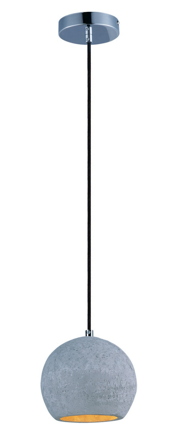 Maxim 12390GYPC Crete LED Pendant, Polished Chrome Main Image.jpg