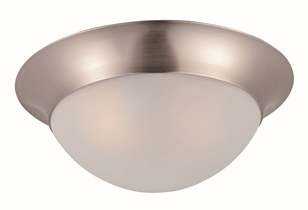 Maxim 5850FTSN Essentials - 585x One Light Flush Mount, Satin Nickel Main Image.jpg