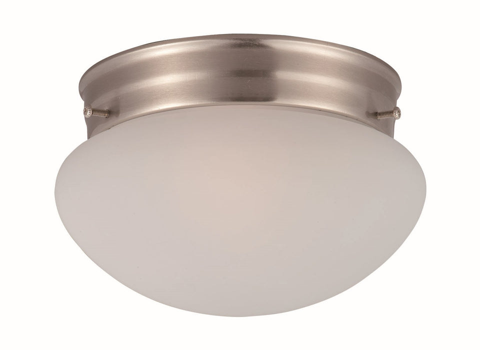 Maxim 5884FTSN Essentials - 588x One Light Flush Mount, Satin Nickel Main Image.jpg