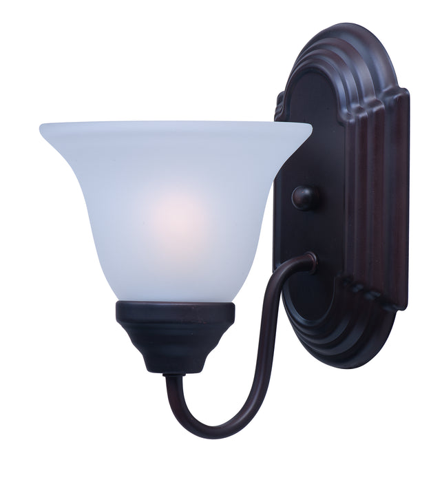 Maxim 8011FTOI Essentials - 801x One Light Wall Sconce, Oil Rubbed Bronze Main Image.jpg