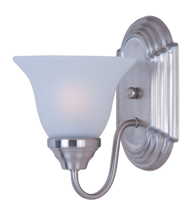 Maxim 8011FTSN Essentials - 801x One Light Wall Sconce, Satin Nickel Main Image.jpg