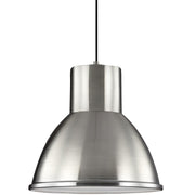 Generation Lighting 6517401-962 Division Street One Light Pendant, Brushed Nickel Main Image.jpg