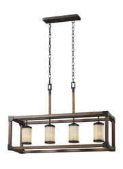 Generation Lighting 6613304-846 Dunning Four Light Island Pendant, Stardust Alternate Image.jpg