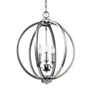 Visual Comfort Studio F3060/3PN Corinne Three Light Pendant, Polished Nickel Alternate Image.jpg