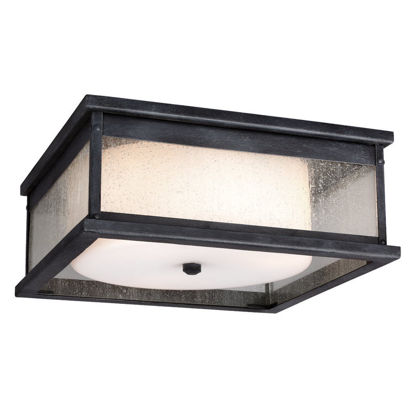Visual Comfort Studio OL11113DWZ Pediment Three Light Flush Mount, Dark Weathered Zinc Main Image.jpg