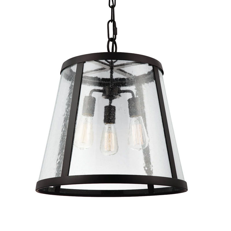 Visual Comfort Studio P1288ORB Harrow Three Light Pendant, Oil Rubbed Bronze Main Image.jpg