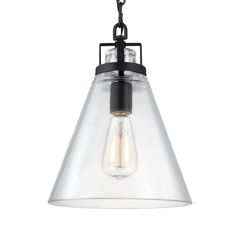 Visual Comfort Studio P1370ORB Frontage One Light Pendant, Oil Rubbed Bronze Main Image.jpg