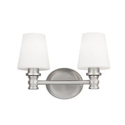 Visual Comfort Studio VS22102SN Xavierre Two Light Vanity, Satin Nickel Main Image.jpg