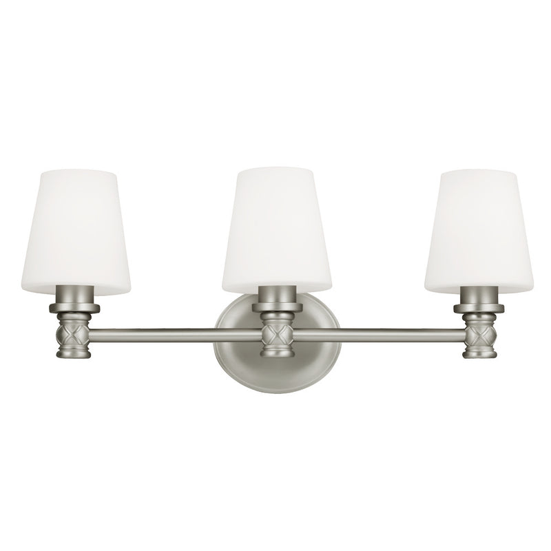 Visual Comfort Studio VS22103SN Xavierre Three Light Vanity, Satin Nickel Main Image.jpg