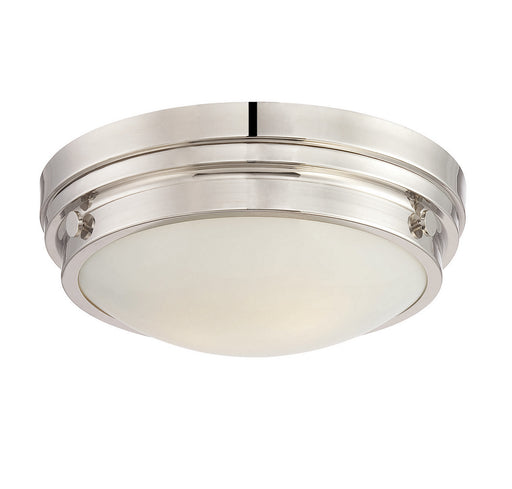 Savoy House 6-3350-14-109 Two Light Flush Mount, Polished Nickel