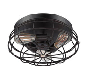 Savoy House 6-8074-15-13 Three Light Flush Mount, English Bronze (2)