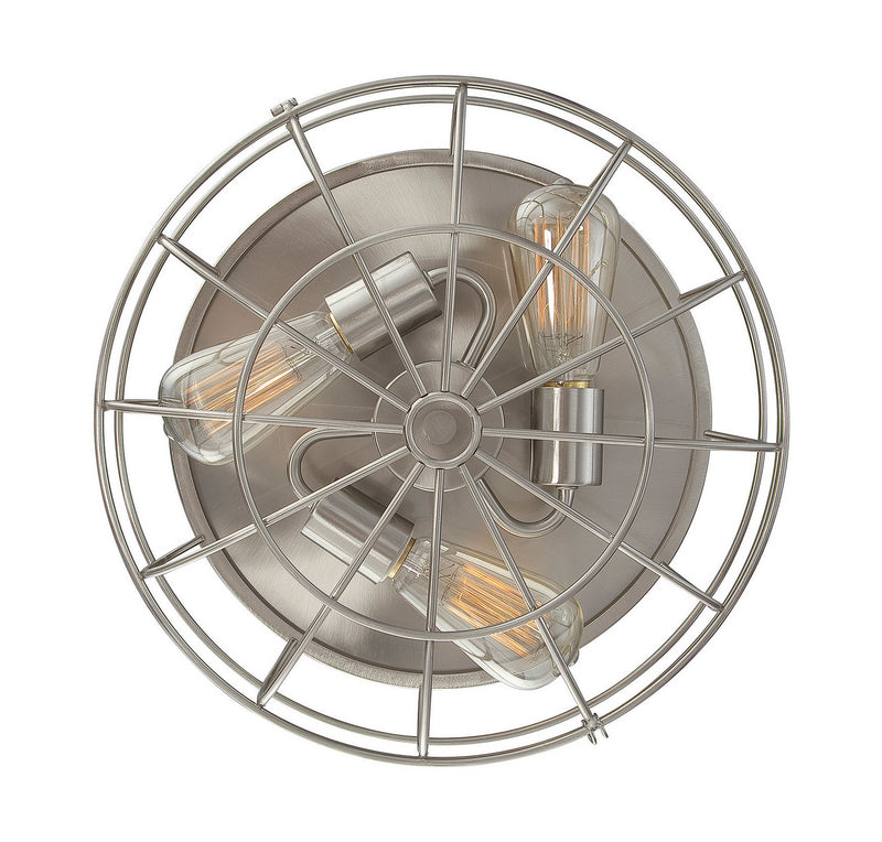 Savoy House 6-8074-15-SN Three Light Flush Mount, Satin Nickel (3)