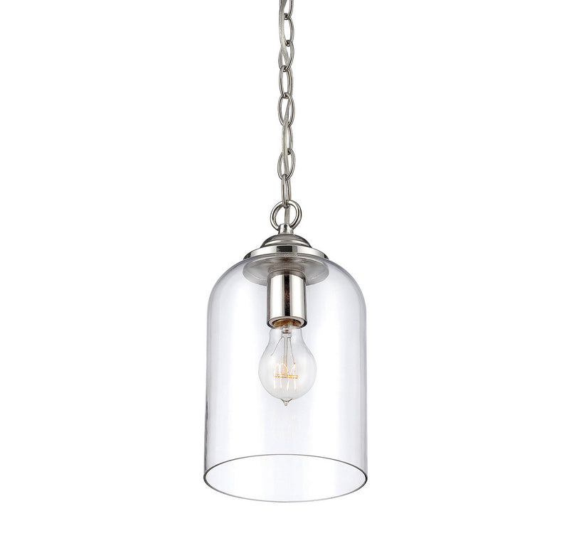 Savoy House 7-700-1-109 One Light Pendant, Polished Nickel (2)