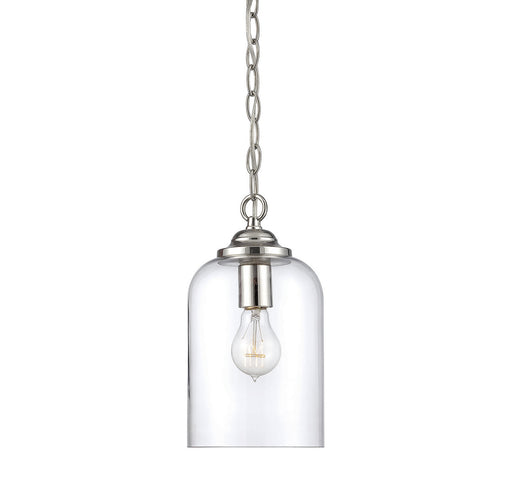 Savoy House 7-700-1-109 One Light Pendant, Polished Nickel