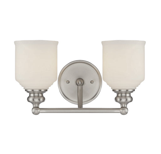 Savoy House 8-6836-2-SN Two Light Bath Bar, Satin Nickel